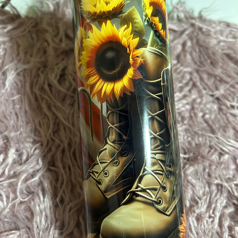 Sunflower Boot tumbler